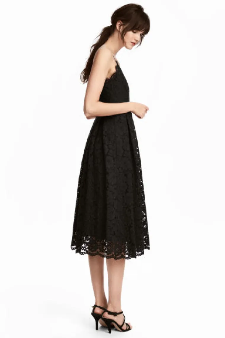 Čipkasta haljina na bretelice, H&amp;M, 523,55 kuna