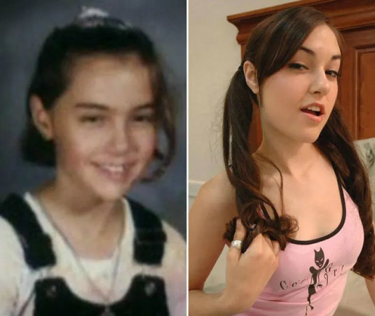 Prije nego što su se počele baviti snimanjem pornića, i one su bile obične djevojke. U galeriji smo skupili usporedbe pornozvijezda prije i nakon što su stupile u industriju filmova za odrasle pa pogledajte koliko im se imidž promijenio u međuvremenu. Sasha Grey