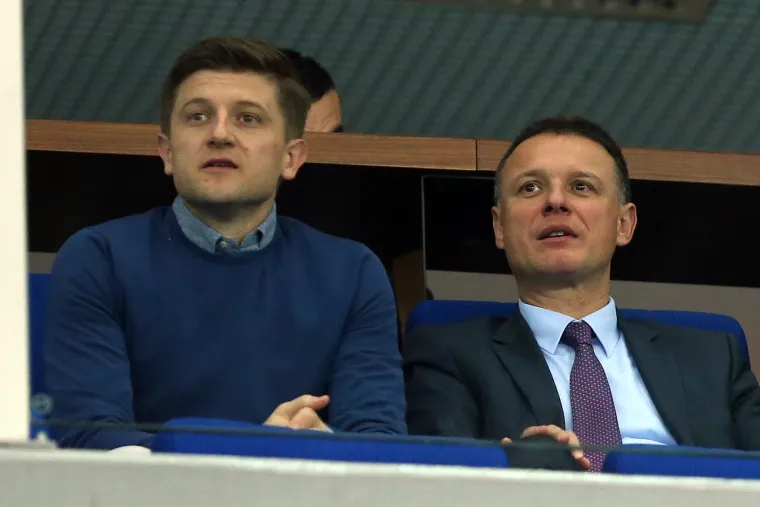 Političari na utakmici Hrvatska - Bjelorusija