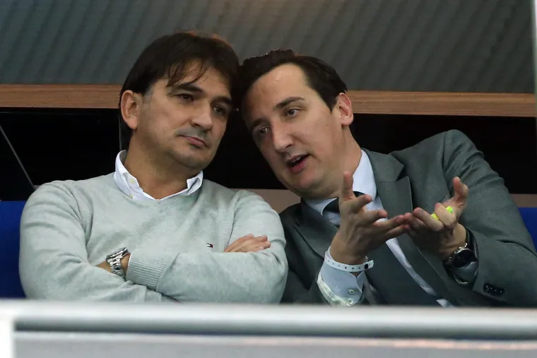 Političari na utakmici Hrvatska - Bjelorusija