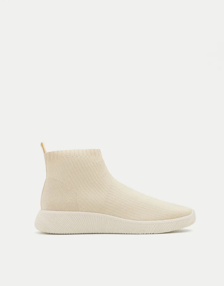 Visoke platnene tenisice, Pull&amp;Bear, 299,90 kuna