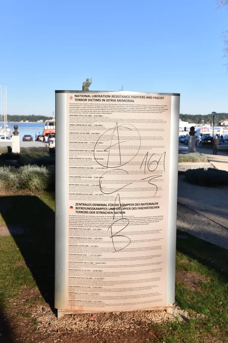 I&scaron;aran spomenik u Titovom parku