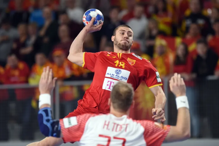 Utakmica Makedonije i Danske u drugom krugu EHF Europskog prvenstva