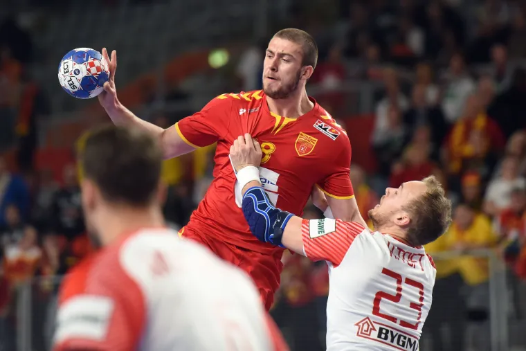 Utakmica Makedonije i Danske u drugom krugu EHF Europskog prvenstva