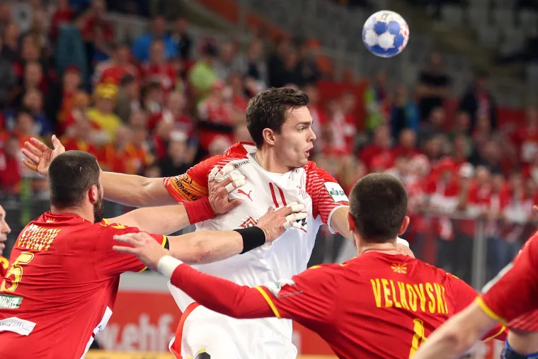 Utakmica Makedonije i Danske u drugom krugu EHF Europskog prvenstva