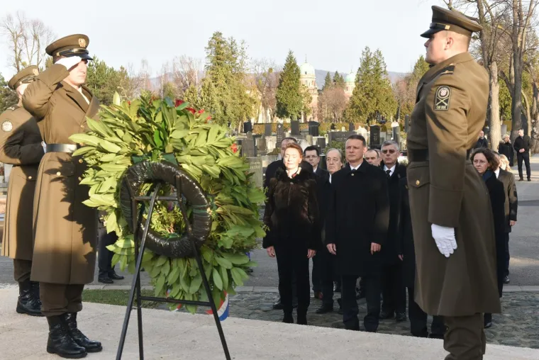 Jandroković položio vijenac povodom Međunarodnog dana sjećanja na žrtve holokausta