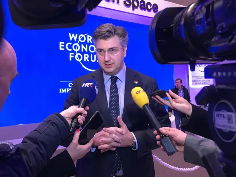 Predsjednik Vlade zavr&scaron;io posjet Davosu: 'Multinacionalne kompanije izrazile veliki interes za ulaganja u Hrvatsku '