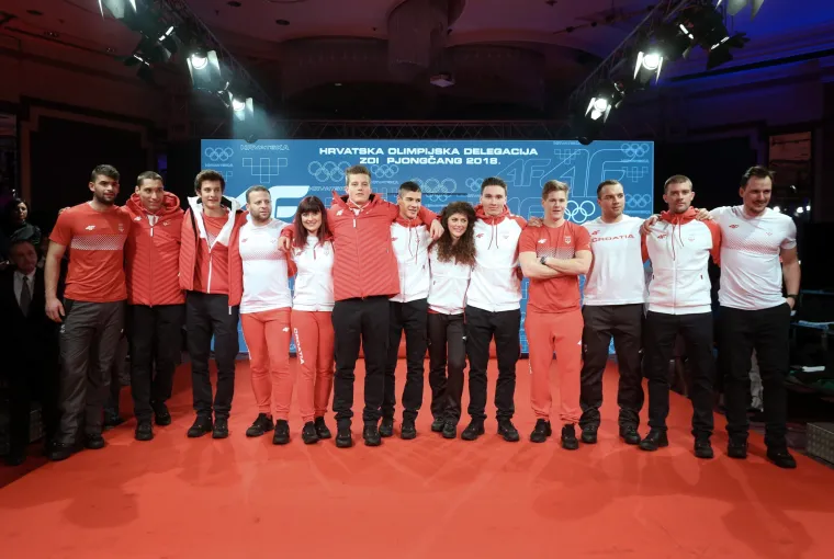 Milan Bandić i Janica Kostelić ispratili 20 hrvatskih olimpijaca koji će nastupiti na ZOI u Pjongčangu