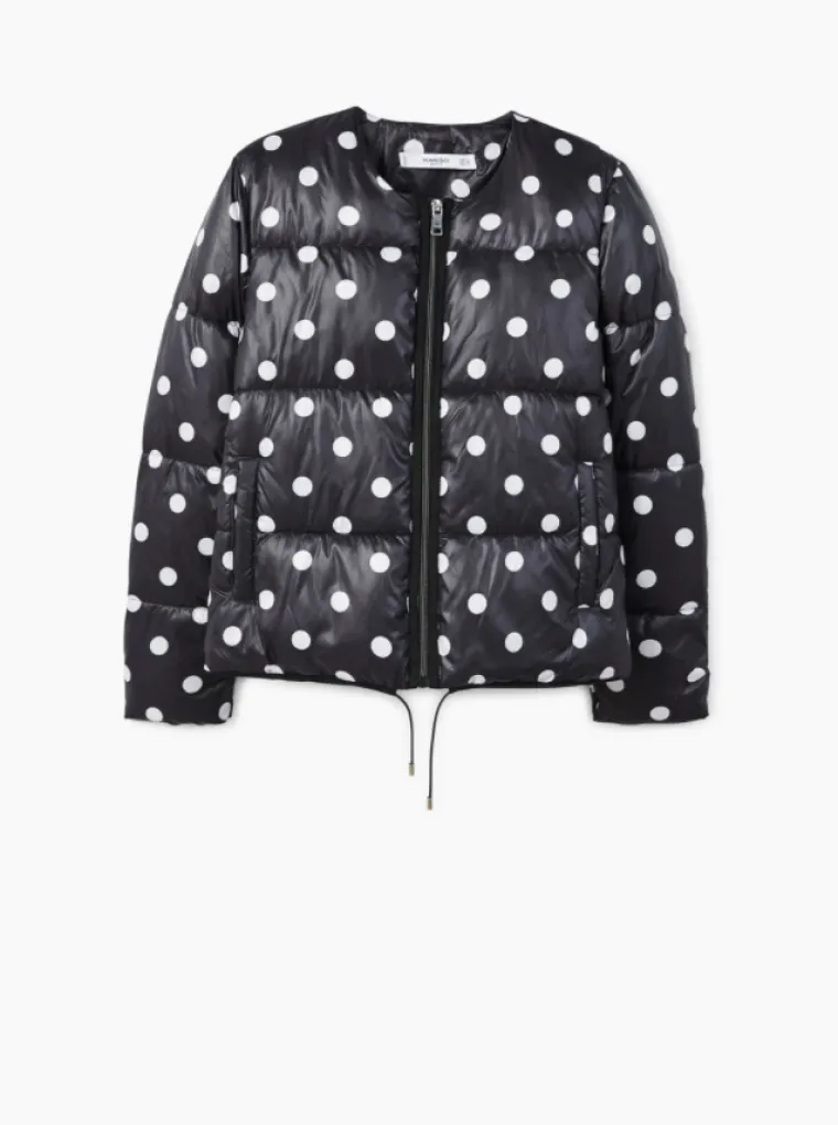 Prošivena jakna s točkicama, Mango, 249,90 kuna