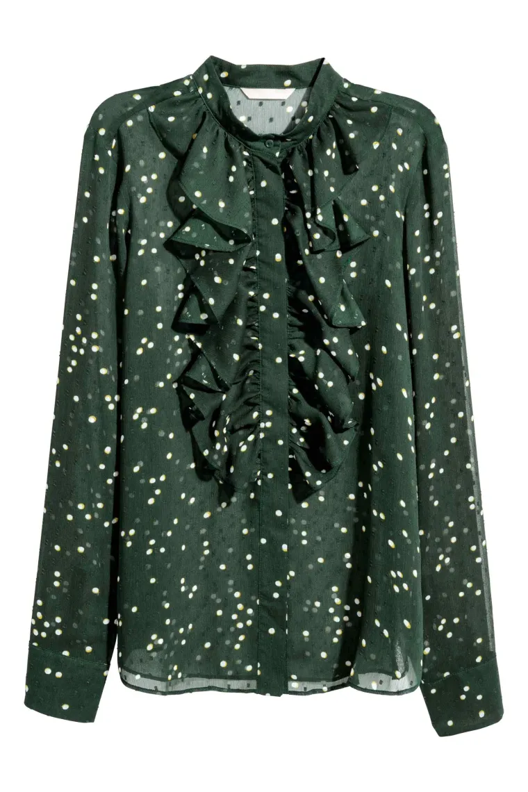 Bluza s volančićima, H&amp;M, 146,95 kuna