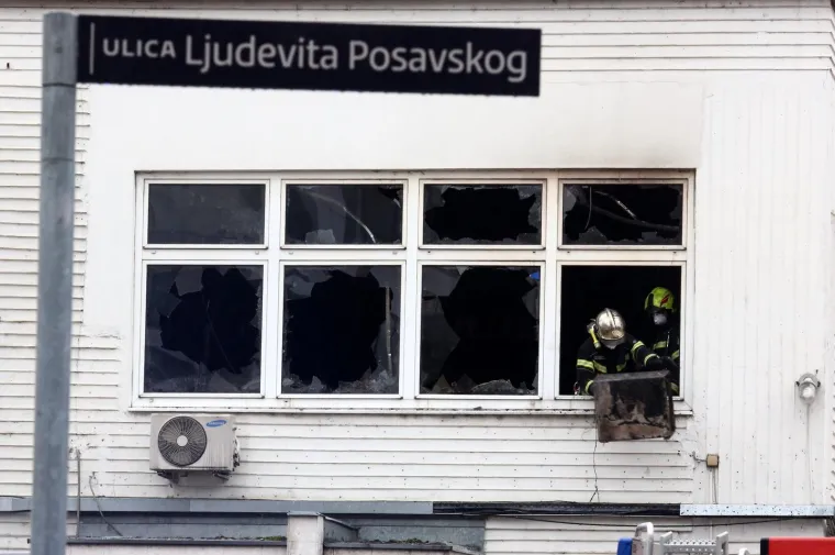 BUKTINJA U ZAGREBU: Požar potpuno uništio prostore udruge Potrošač, ostali samo goli zidovi