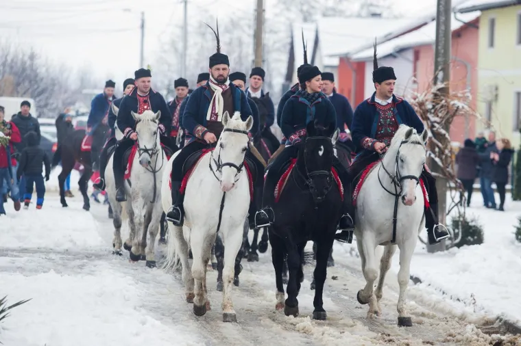 Centar za kulturu i sport Tenja, KUD Josip &Scaron;o&scaron;ić organizirali su XIII. manifestaciju Pokladno jahanje - Tenja 2018.