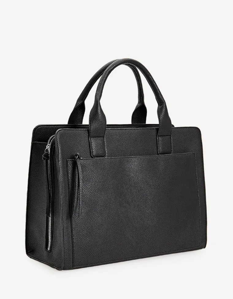 Crna tote torba, Stradivarius, 229,90 kuna