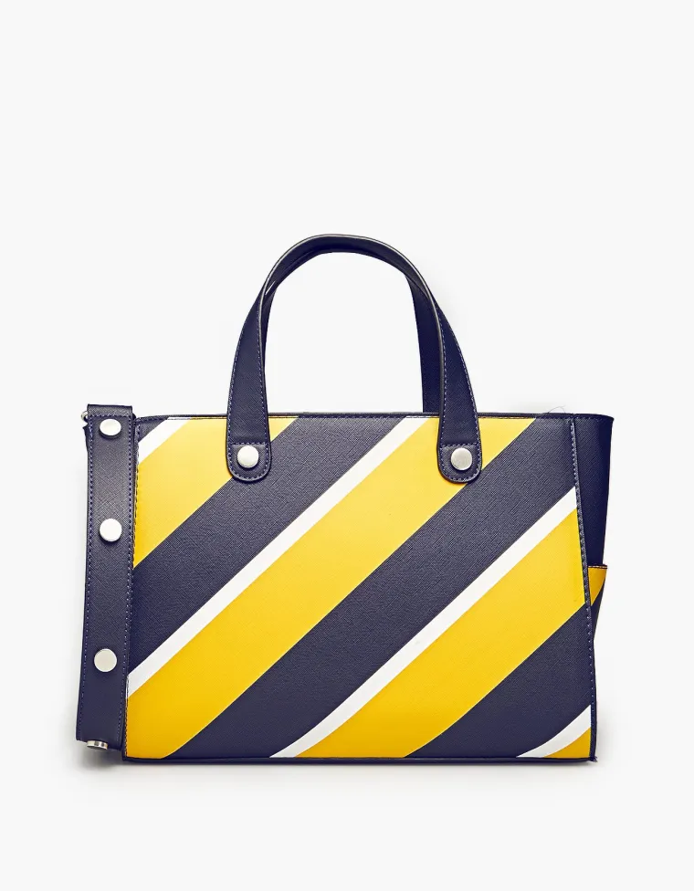 Velika torba na prugice, Stradivarius, 149,90 kuna