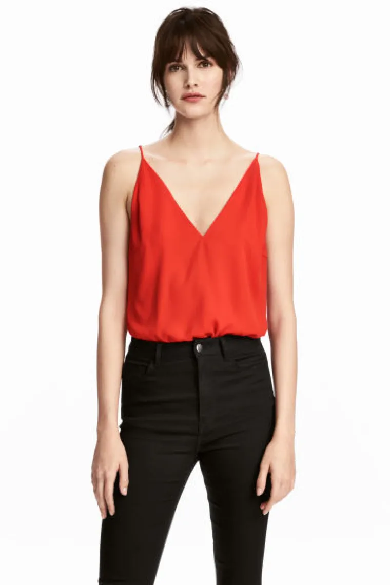 Top na tanke bretelice, H&amp;M, 149,19 kuna