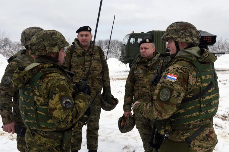 Na poligonu u Slunju provedena vježba "VULKAN 18/1"