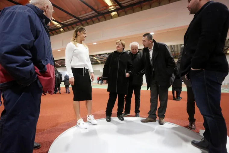 POVIJESNI DAN ZA METROPOLU: Sandra Perković i Stipe Žunić otvorili atletsku dvoranu na Zagrebačkom velesajmu