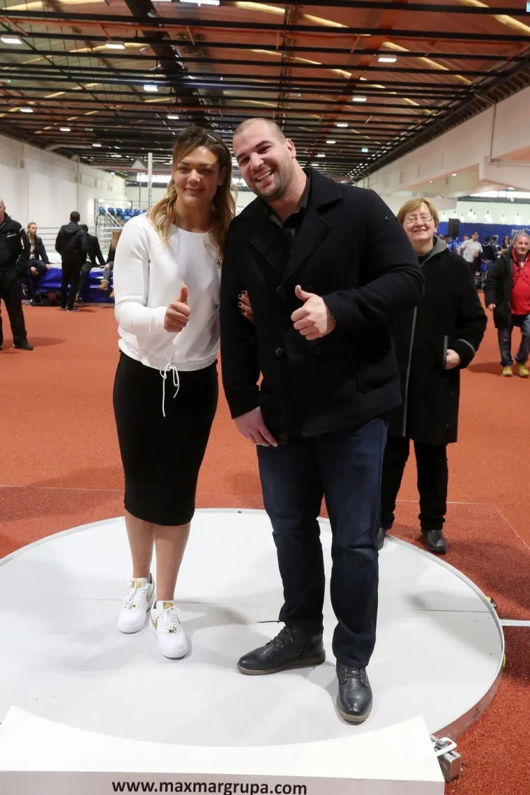 POVIJESNI DAN ZA METROPOLU: Sandra Perković i Stipe Žunić otvorili atletsku dvoranu na Zagrebačkom velesajmu