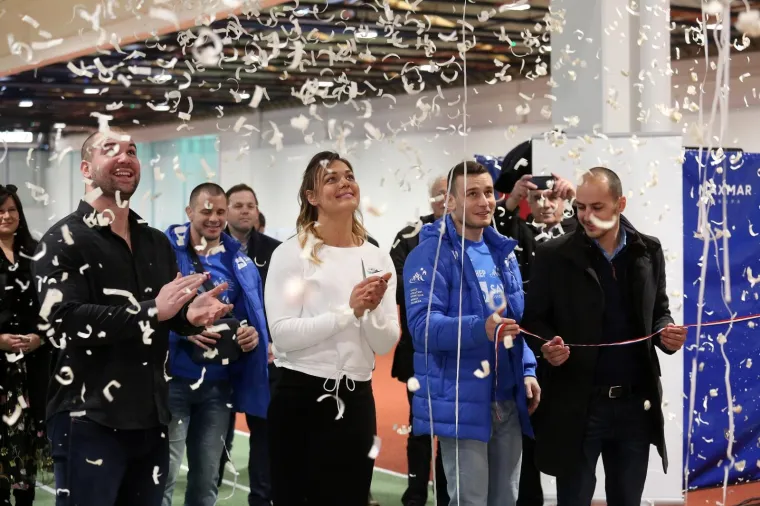 POVIJESNI DAN ZA METROPOLU: Sandra Perković i Stipe Žunić otvorili atletsku dvoranu na Zagrebačkom velesajmu