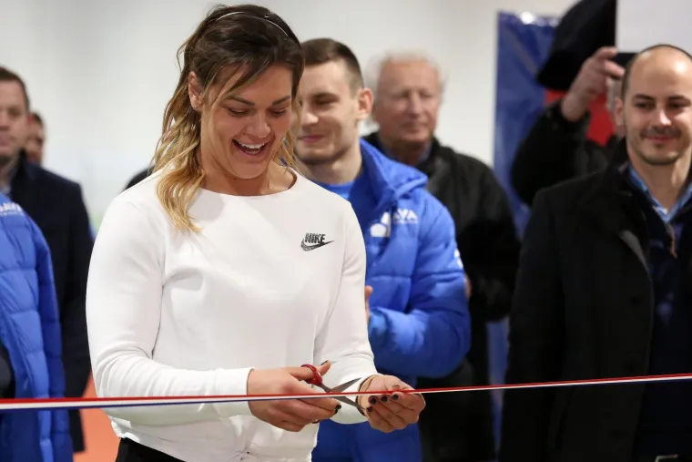 POVIJESNI DAN ZA METROPOLU: Sandra Perković i Stipe Žunić otvorili atletsku dvoranu na Zagrebačkom velesajmu