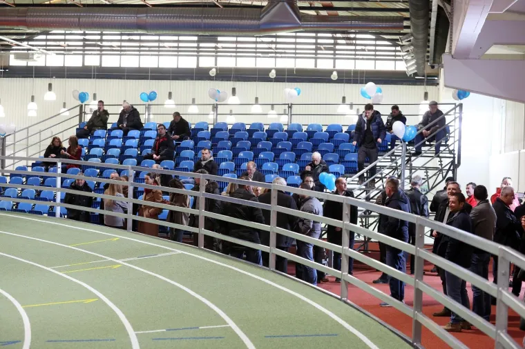 POVIJESNI DAN ZA METROPOLU: Sandra Perković i Stipe Žunić otvorili atletsku dvoranu na Zagrebačkom velesajmu