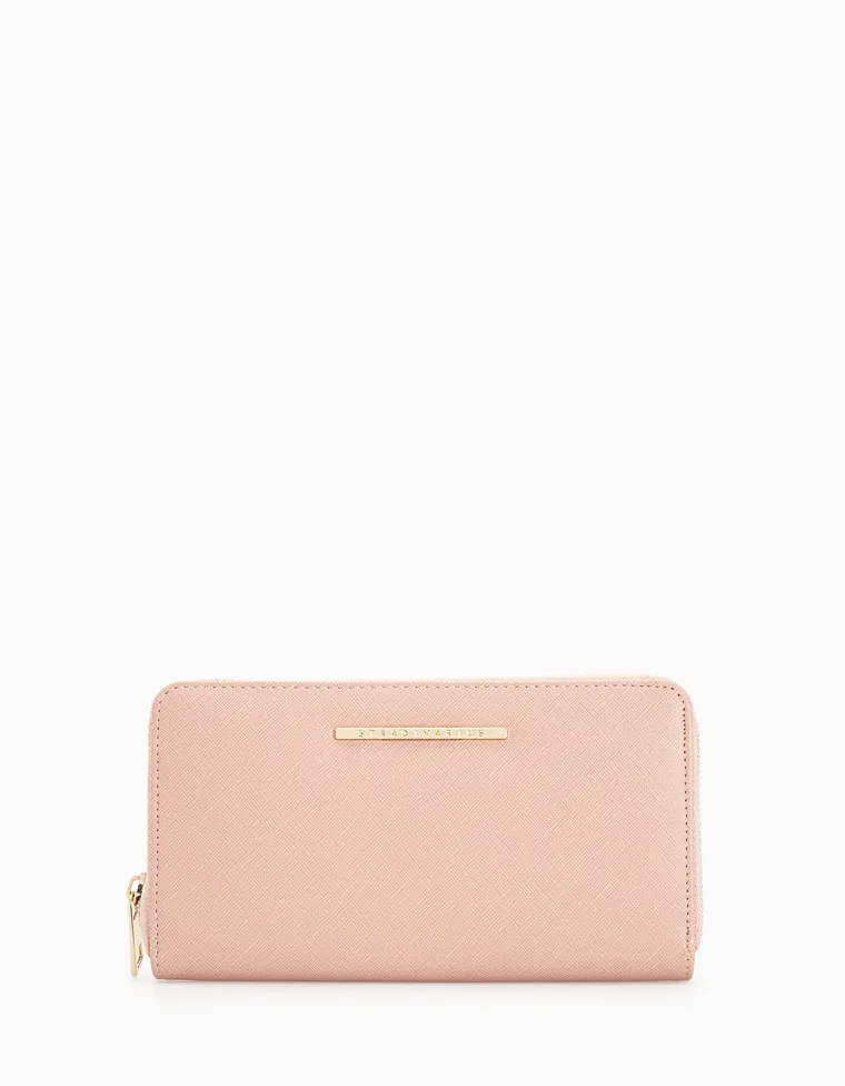 Ružičasti novčanik na zip, Stradivarius, 79,90 kuna
