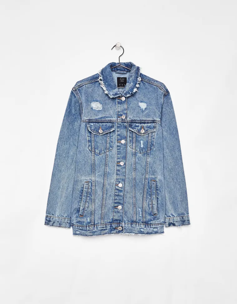Traper jakna s poderotinama, Bershka, 199,90 kuna