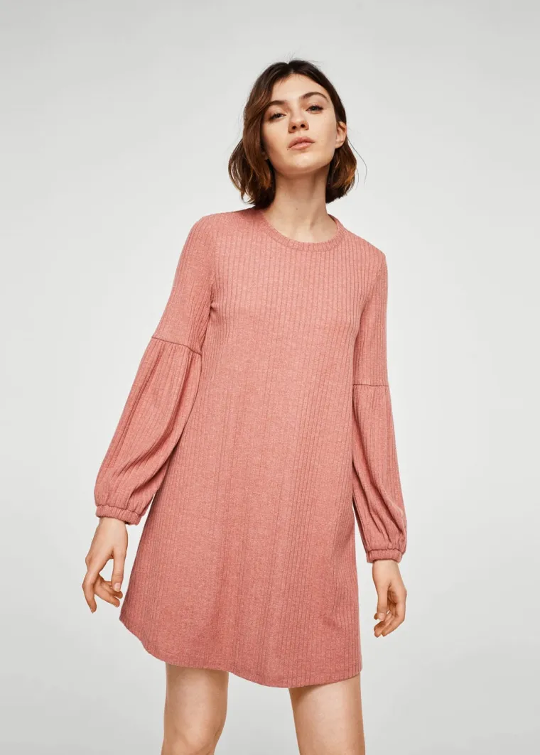 Haljina s puf rukavima, Mango, 169,90 kuna