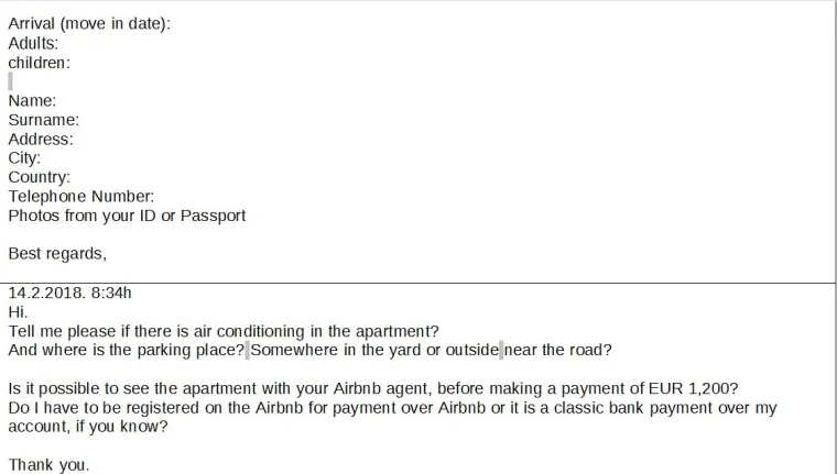 Pogledajte prepisku između lažne iznajmljivačice stana i mladog Varaždinca