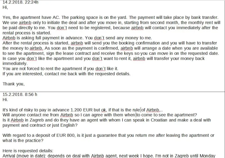Pogledajte prepisku između lažne iznajmljivačice stana i mladog Varaždinca