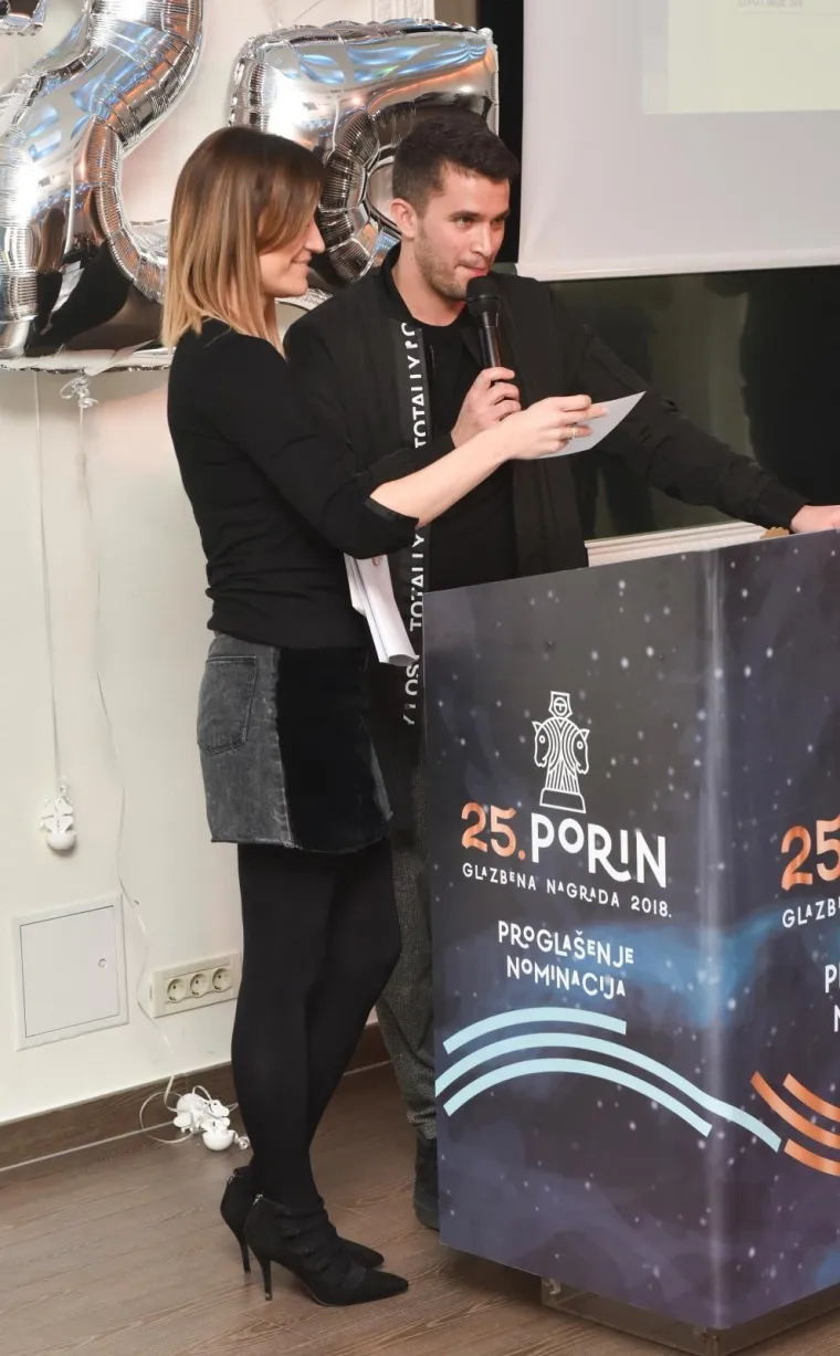 Na svečanoj ceremoniji u Matis Absolute Loungeu objavljeni su finalisti 25. izdanja Glazbene nagrade Porin.