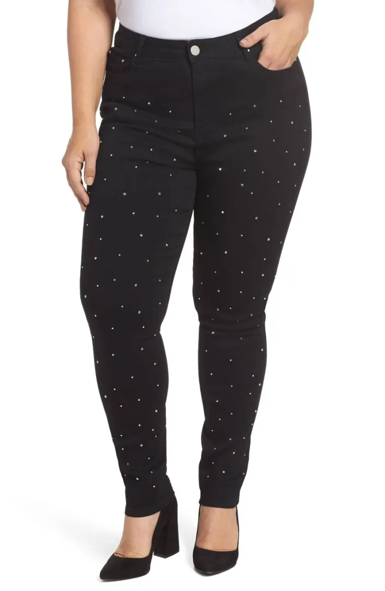 Crne traperice s točkicama, Nordstrom, 510,30 kuna