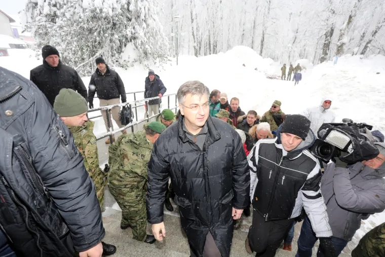 Plenković u Delnicama