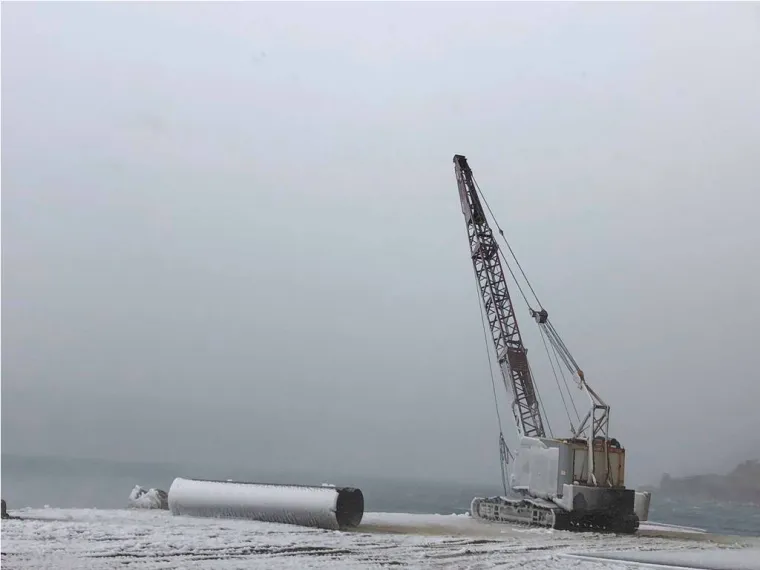 Zbog niskih temperatura na Kvarneru danas nevjerojatni prizori