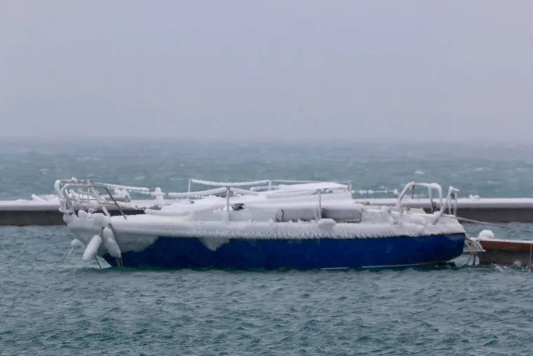 Zbog niskih temperatura na Kvarneru danas nevjerojatni prizori