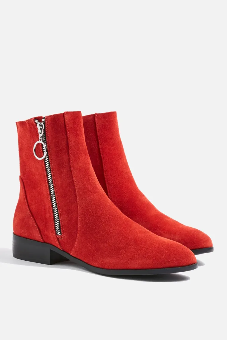Niske crvene gležnjače, Topshop, 408,31 kuna