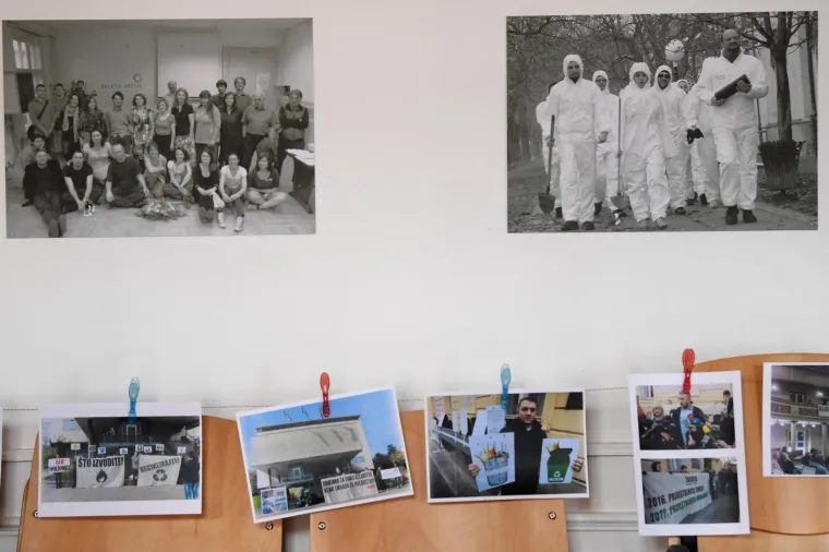 Prognoza za Zagreb? SMEĆAVA: prosvjednim performansom zatražen kvalitetan sustav odvajanja otpada