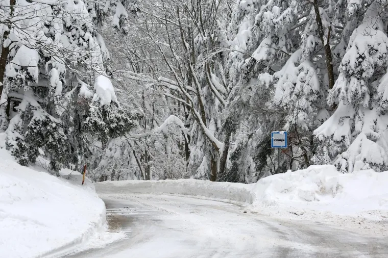 28.02.2018., Sljeme - Zimska idila u parku prirode Medvednica.
Photo: Borna Filic/PIXSELL