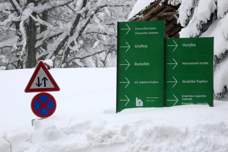 28.02.2018., Sljeme - Zimska idila u parku prirode Medvednica.
Photo: Borna Filic/PIXSELL