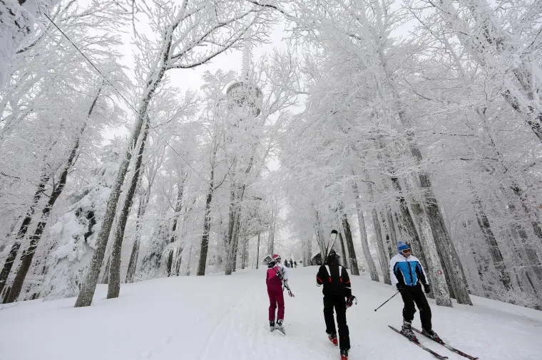 28.02.2018., Sljeme - Zimska idila u Parku prirode Medvednica.
Photo: Borna Filic/PIXSELL