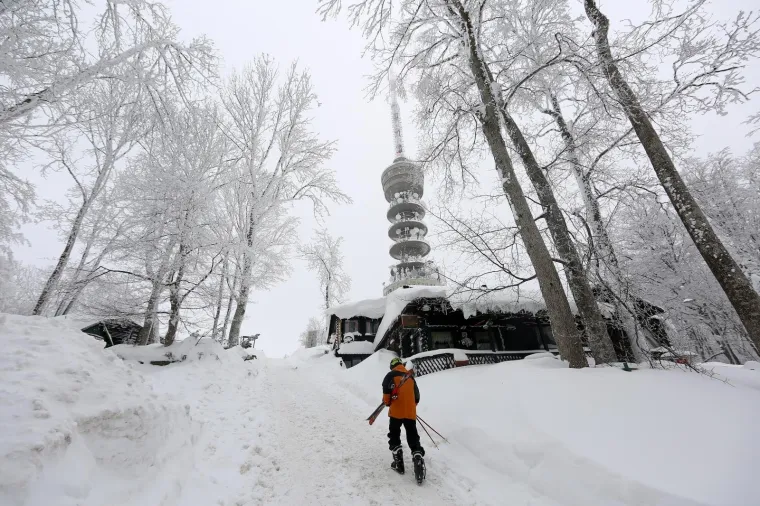 28.02.2018., Sljeme - Zimska idila u Parku prirode Medvednica.
Photo: Borna Filic/PIXSELL