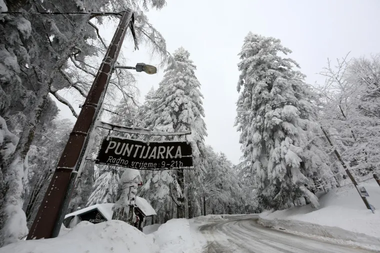 28.02.2018., Sljeme - Zimska idila u Parku prirode Medvednica.
Photo: Borna Filic/PIXSELL