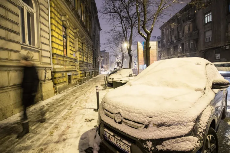Zagreb tek na kraju zime dobio zimsku idilu