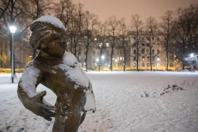 Zagreb tek na kraju zime dobio zimsku idilu