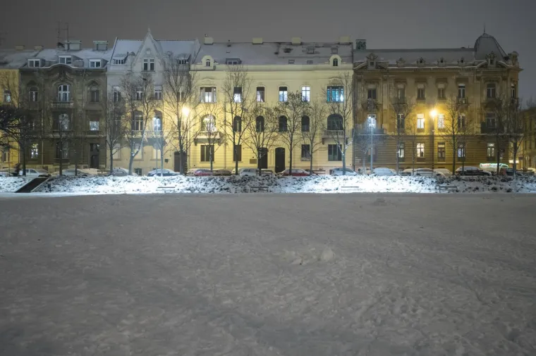 Zagreb tek na kraju zime dobio zimsku idilu