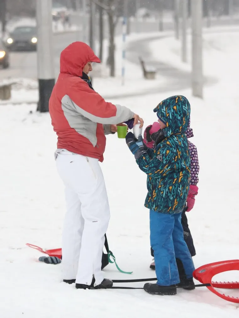 Zagreb - Službeno otvorenje sanjkali&scaron;ta na livadi Cmrok.
