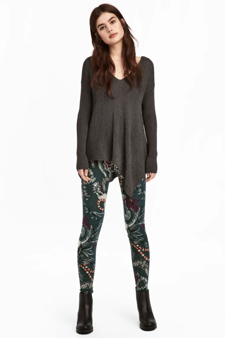 Tajice animal printa s motivima cvijeća, H&amp;M,110,62 kune