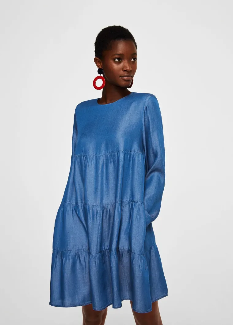 Haljina s nabranim detaljem, Mango, 299,90 kuna