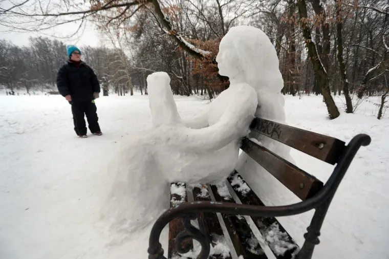 NETKO SI JE STVARNO DAO TRUDA: Pogledajte &scaron;to je jutros osvanulo u zagrebačkom parku Maksimir