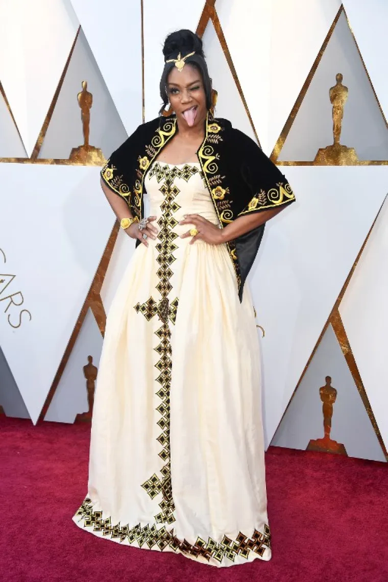 Tiffany Haddish nosila je pravu pravcatu haljinu za princeze. Pojavila se u haljini eritrejske princeze